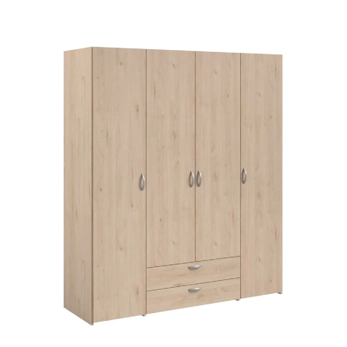 But Armoire penderie 4 portes - Blanc