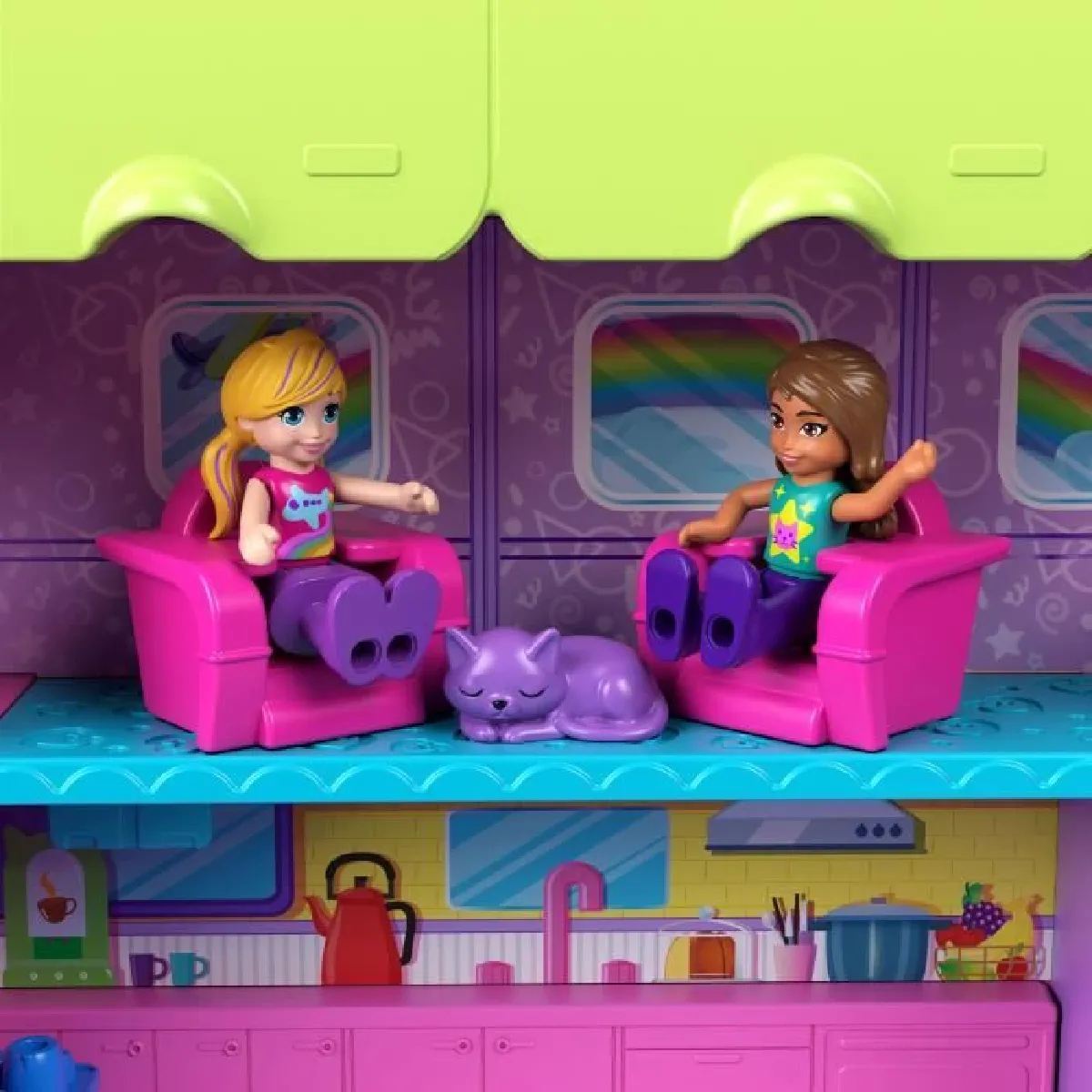 Polly Pocket Coffret Lapin heure du The Figurines - Monoprix en ligne et offres