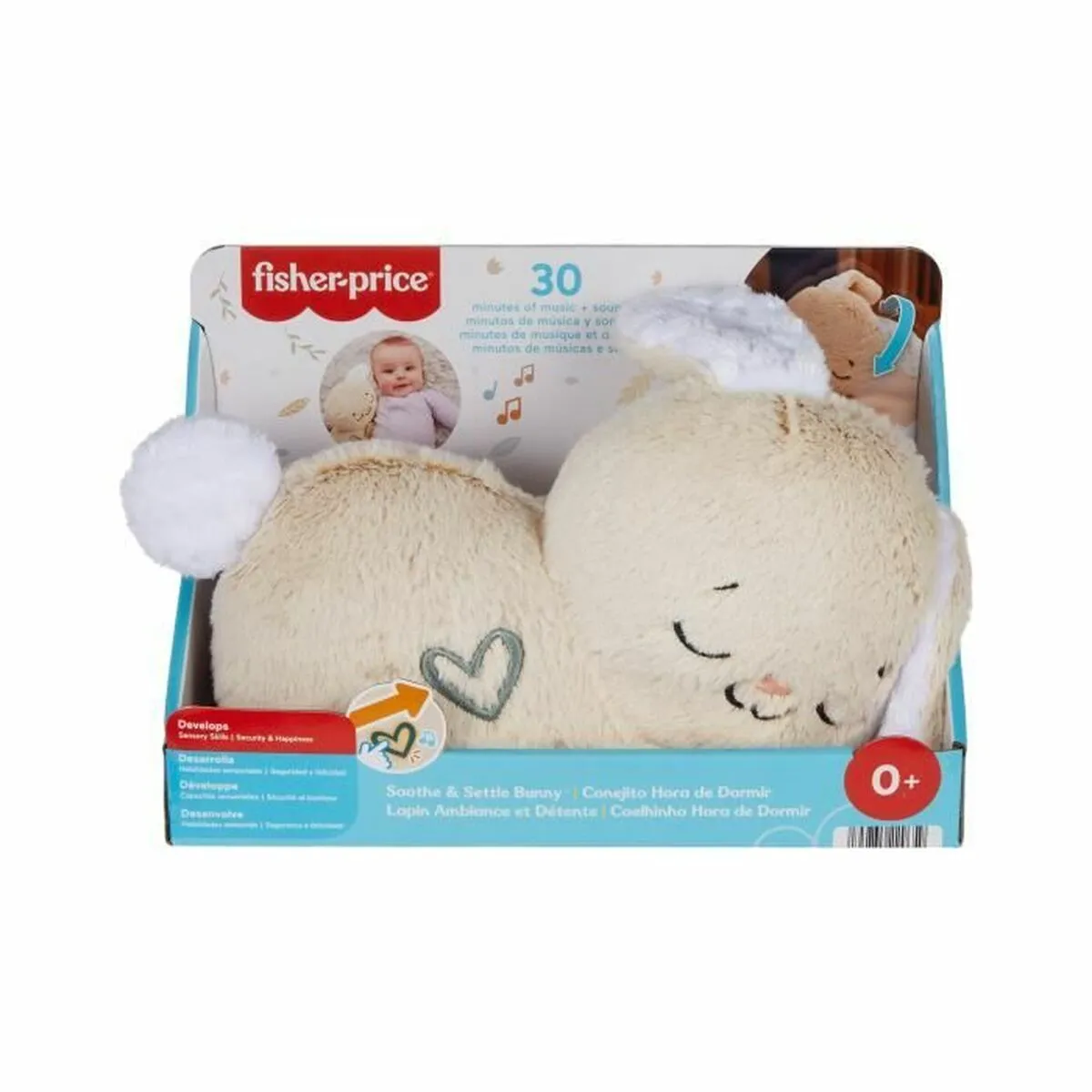 Fisher price poupée bébé en peluche