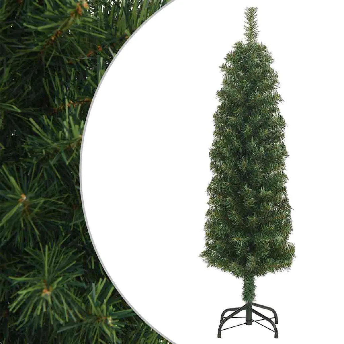 vidaXL Sapin de Noël mince 150 cm