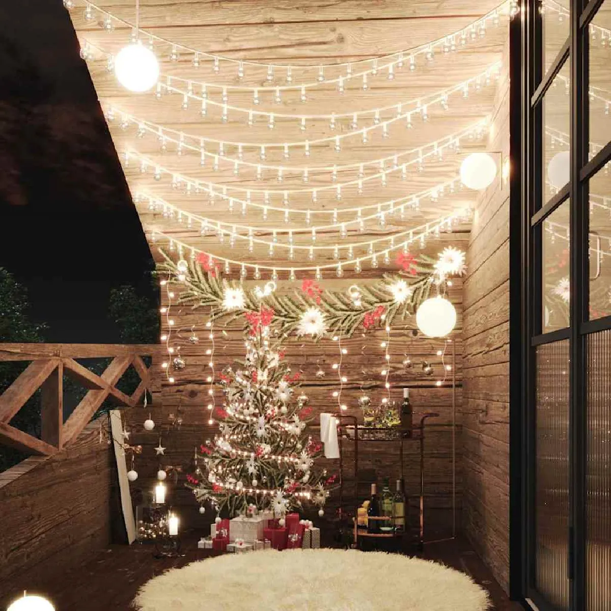 Vidaxl Blanc Guirlande Lumineuse 20 M