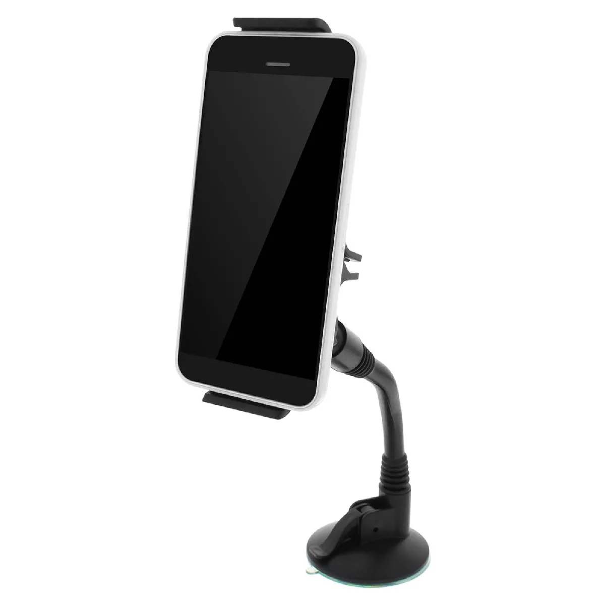 Avizar Noir Support Voiture / Bureau Universel Smartphone - Clip Antidérapant