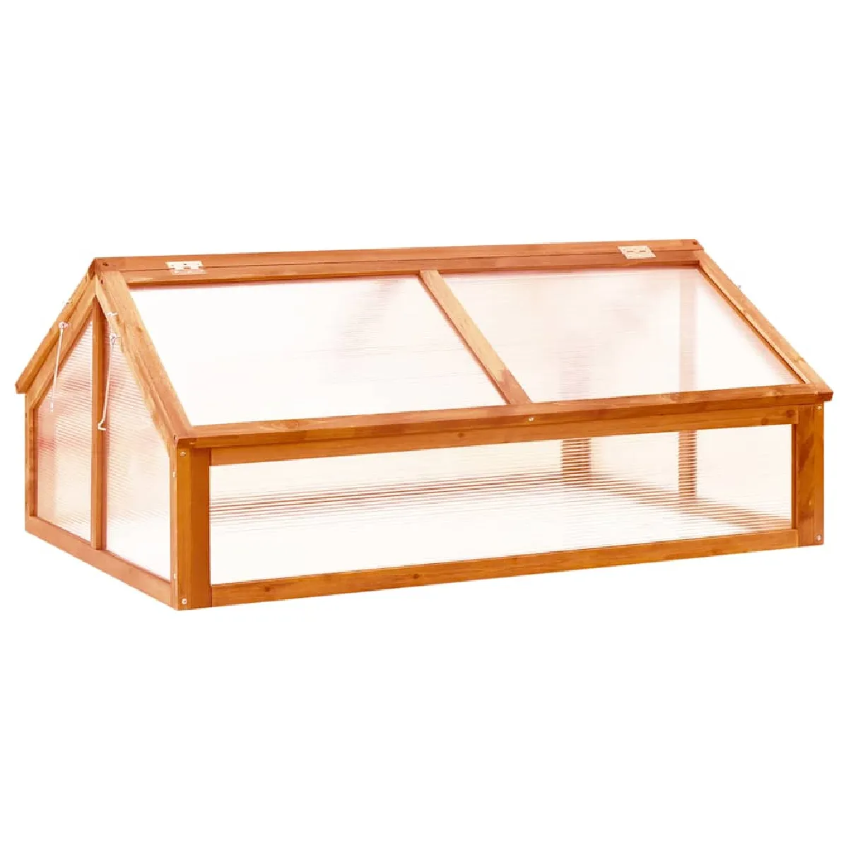Vidaxl Marron Serre Bois De Sapin 114 Cm