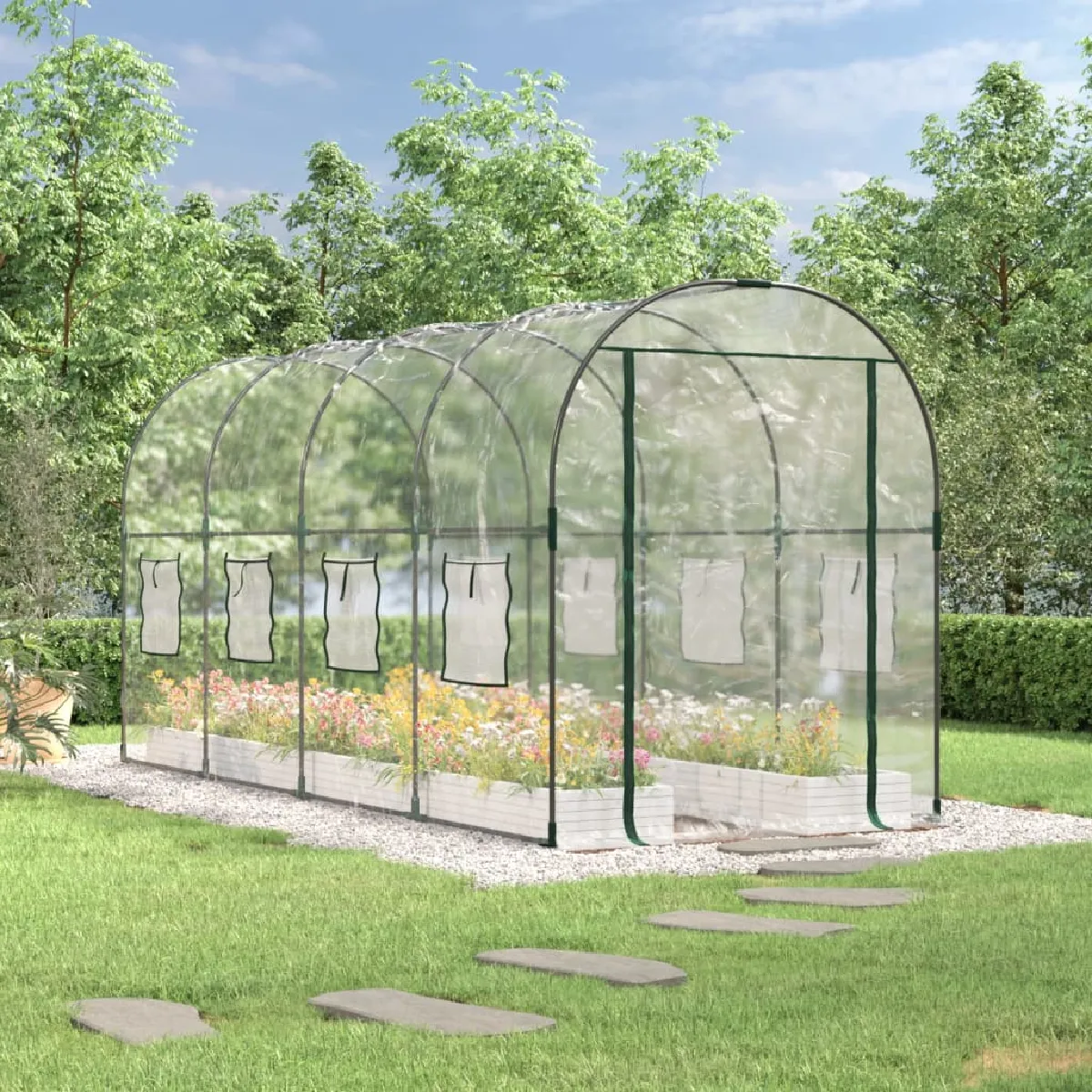 Vidaxl Serre 160x400x190 cm