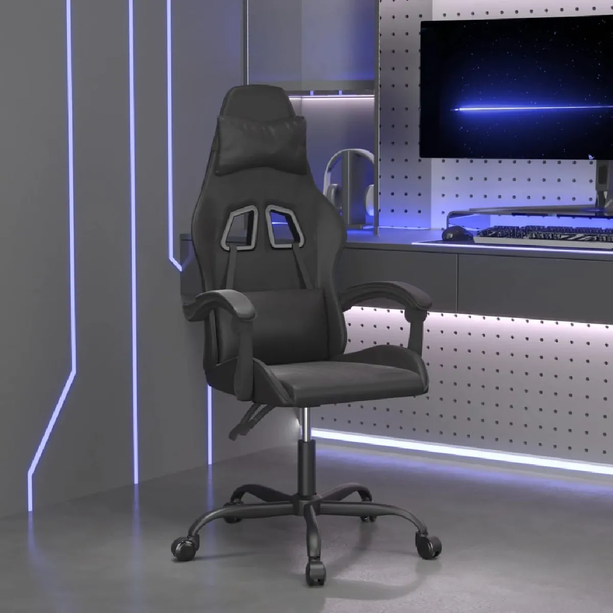 vidaXL Chaise de Jeu Pivotante Doré - vue 5