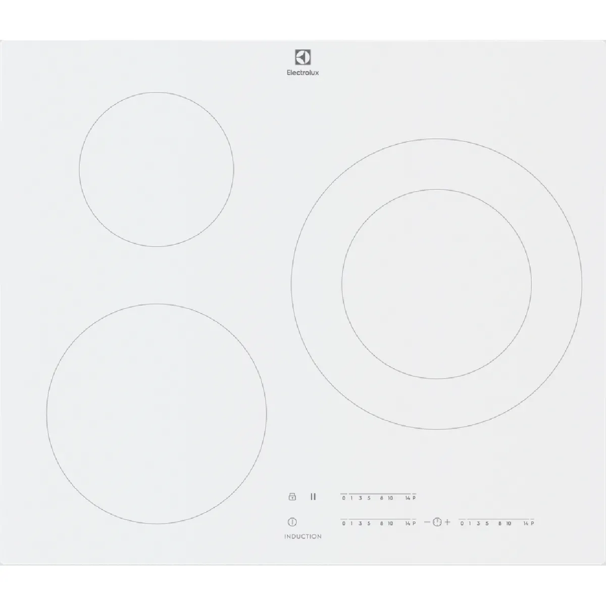 ELECTROLUX Table de cuisson induction 3 foyers LIT60342CW - vue 8