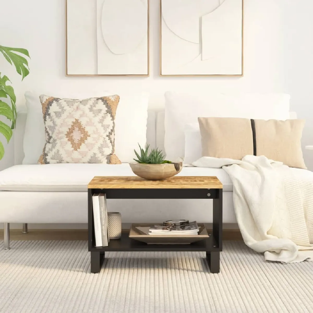 Comparer les prix de Maison Chic Table MN40373