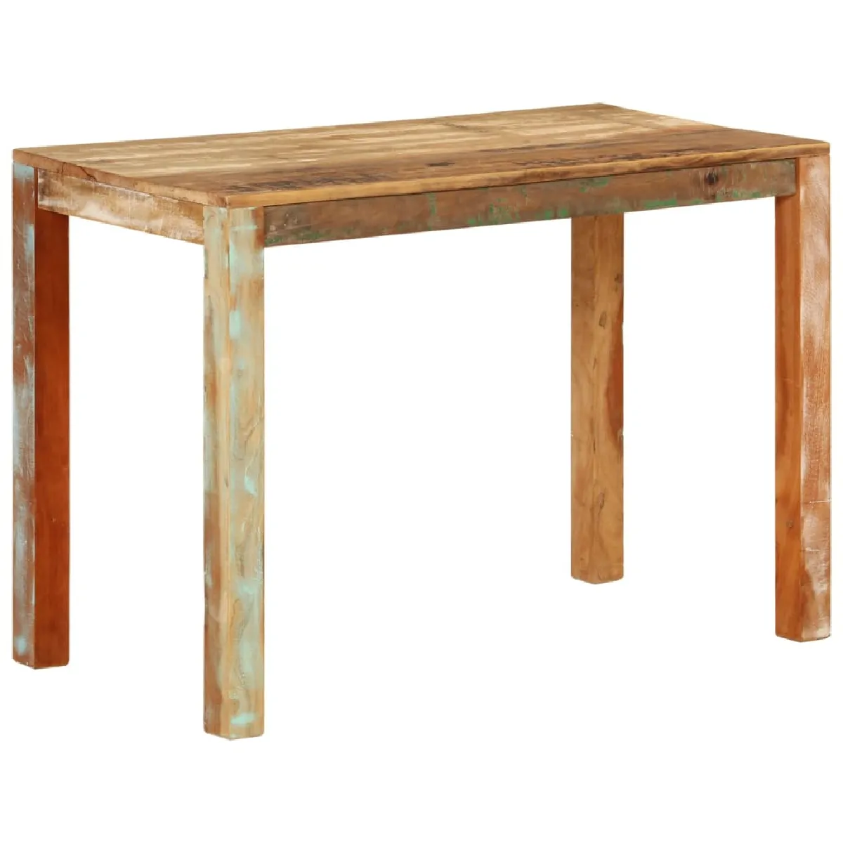 Vidaxl 350314 Table de salle à manger 110x55x76cm Bois massif de récupération