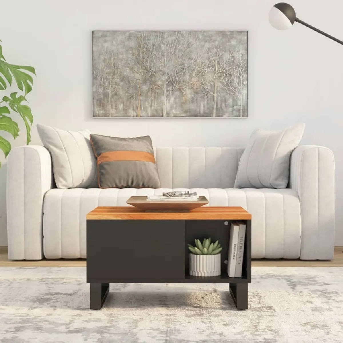Meilleurs prix pour Maison Chic Table basse bois massif d'acacia