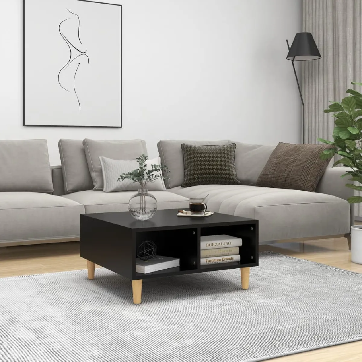 vidaXL Table basse 60x60x30 cm