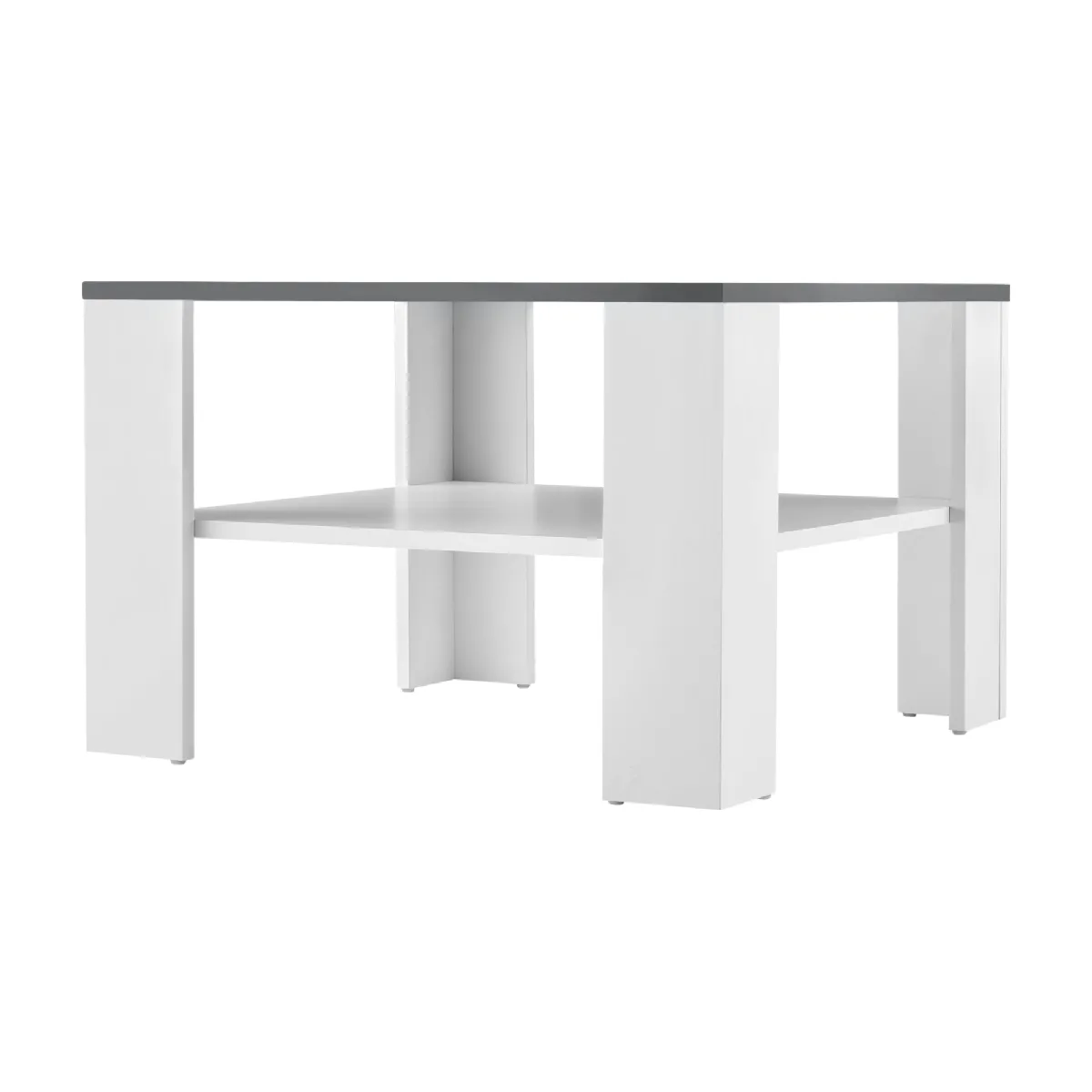 Meilleurs prix pour Table basse 60x60 - Blanc/Gris
