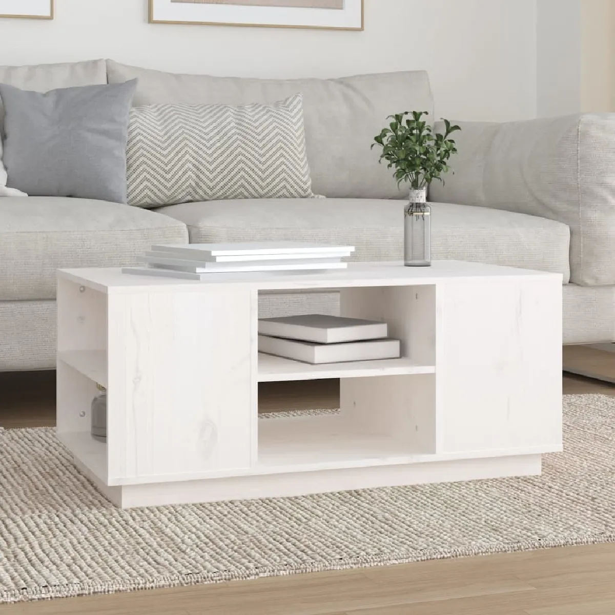 Meilleurs prix pour Maison Chic Table basse/console/appoint - Blanc