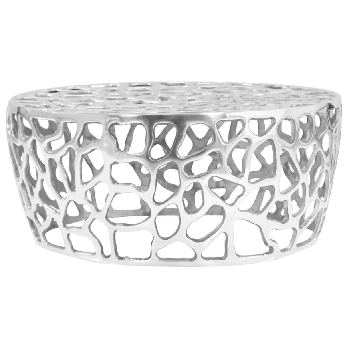 Comparer les prix de Maison Chic Table basse aluminium