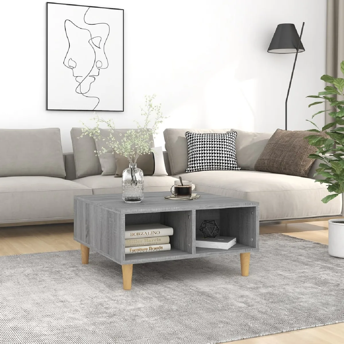 vidaXL Table basse Sonoma - vue 2