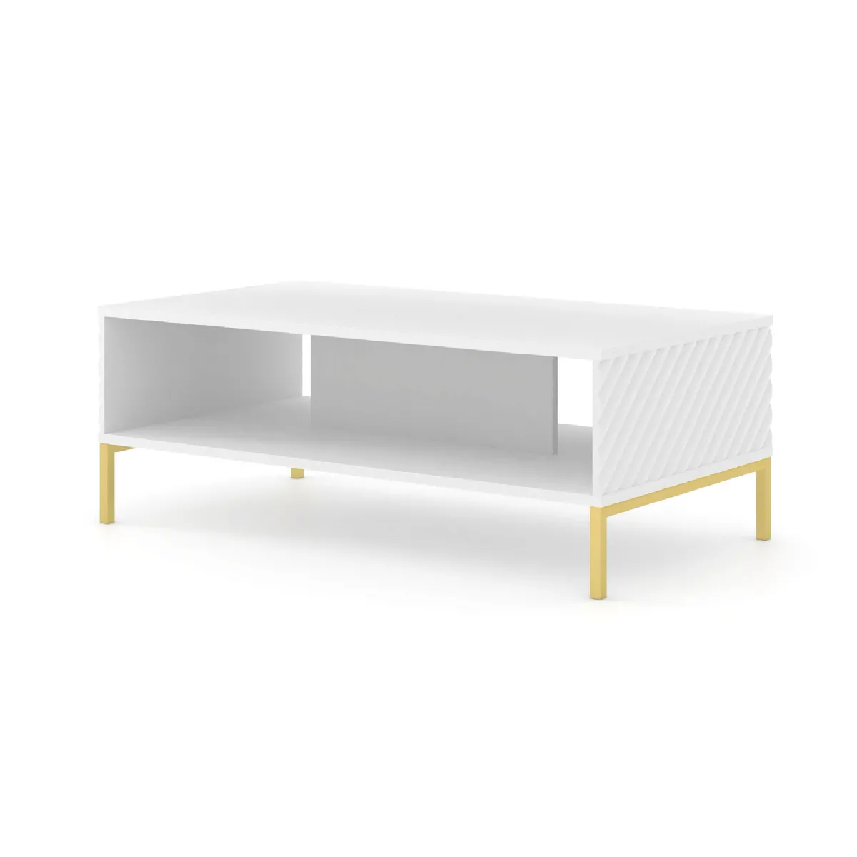 Meilleurs prix pour Furnlux Table basse Surf blanc 90x60x43 cm