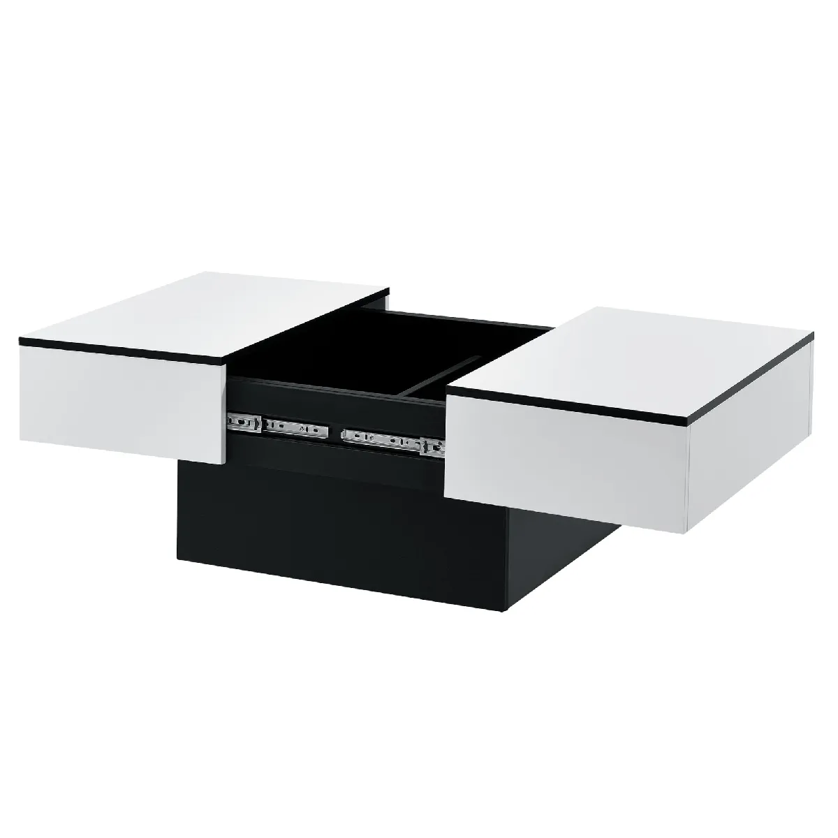 Meilleurs prix pour Table basse noir blanc 80 cm