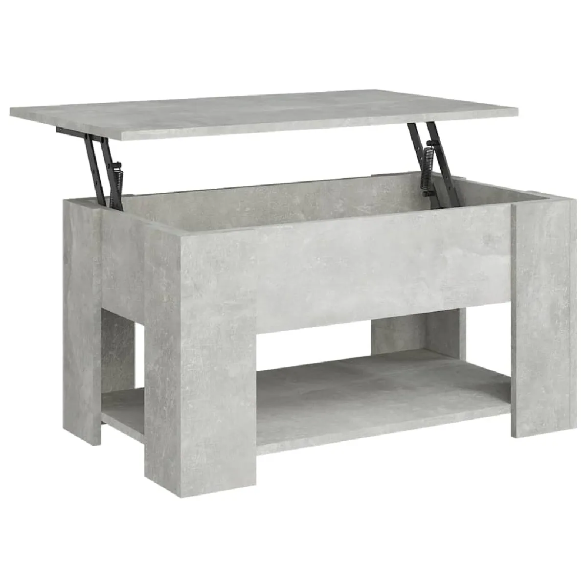 Comparer les prix de Maison Chic Table basse gris béton GKD60741