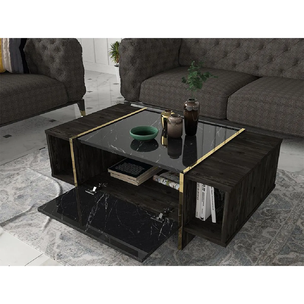 Meilleurs prix pour Vente-Unique Table Basse Cadeba II