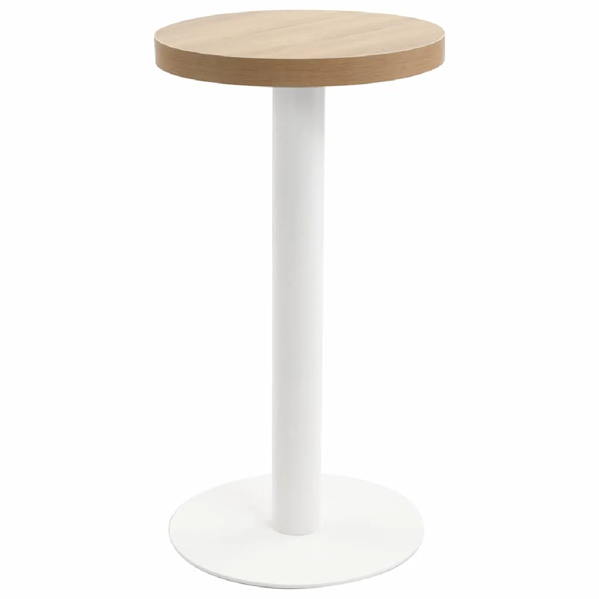 Vidaxl Marron/Clair Table De Bistro 40 Cm Mdf286414 - Image 2
