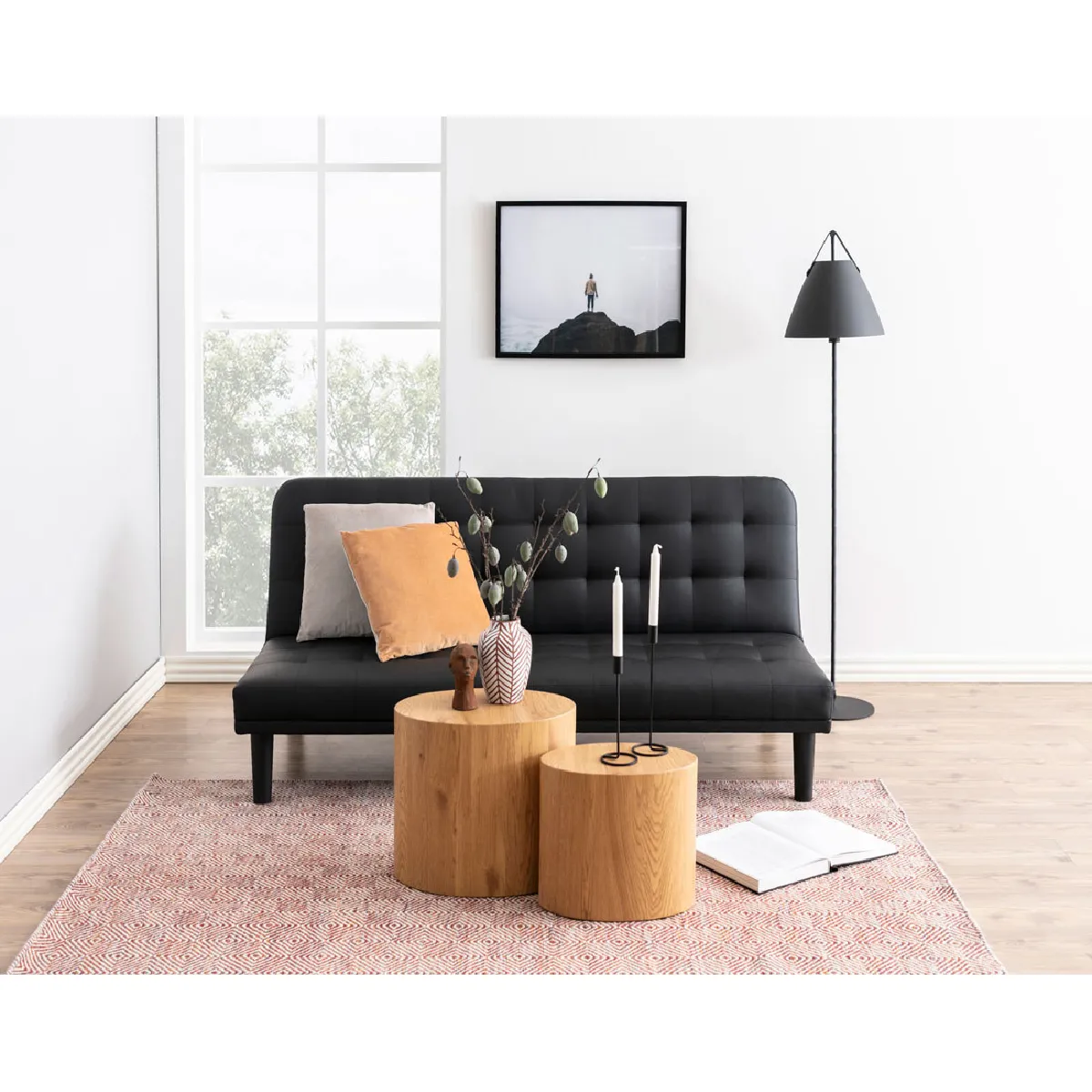 Comparer les prix de Lisa Design Aeryn Lot de 2 Tables basses - Chêne naturel