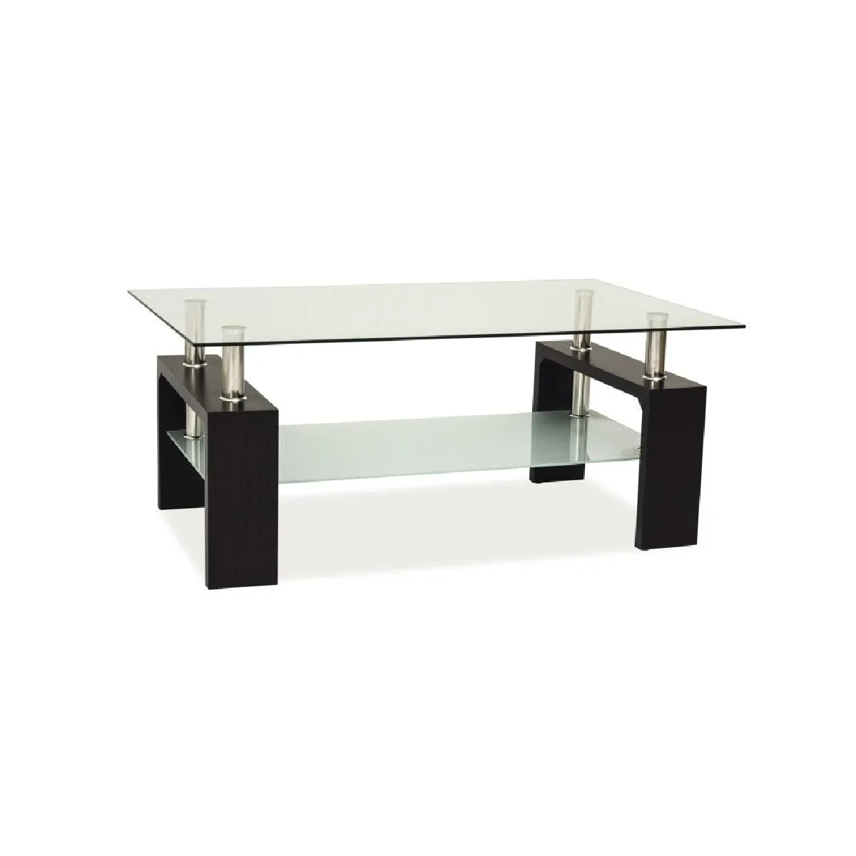 Meilleurs prix pour AC-DECO Table Basse Double Niveau Lisa Basic II