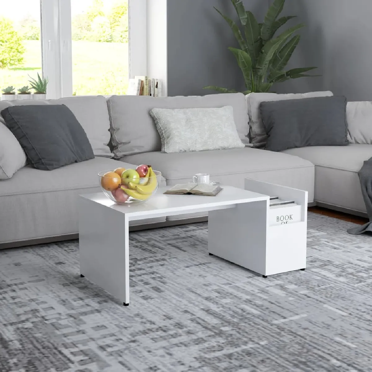 Meilleurs prix pour Maison Chic Table basse blanc MN46369