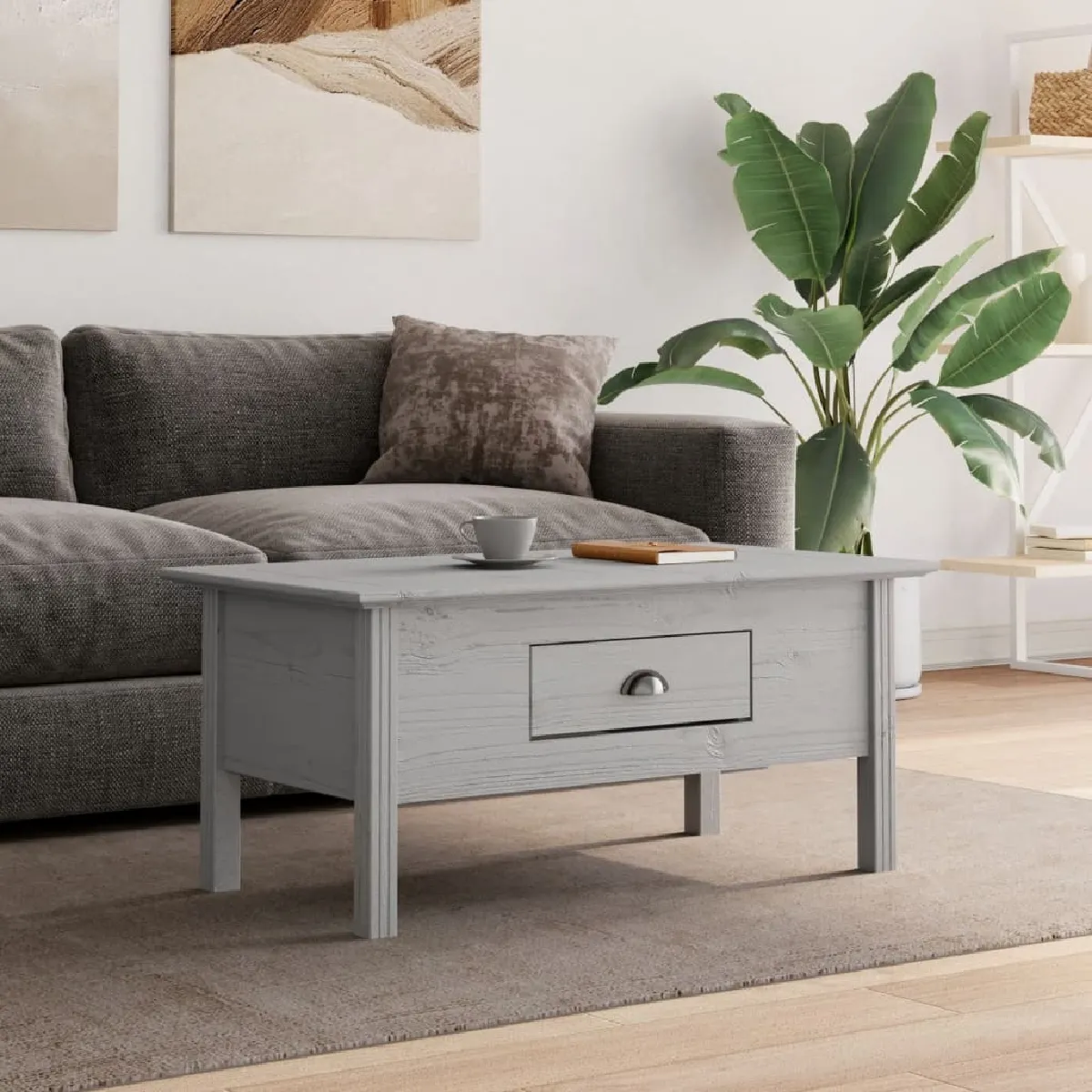 Meilleurs prix pour Maison Chic Table Basse BODO - Gris