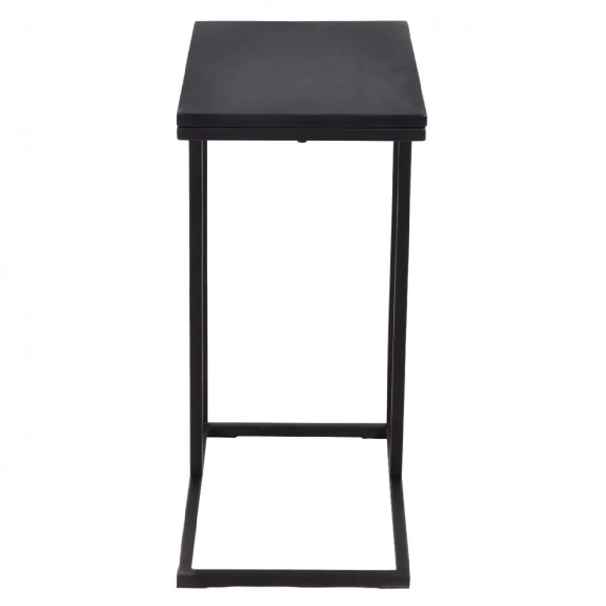 Comparer les prix de Table d'appoint glissable sous canapé - Noir