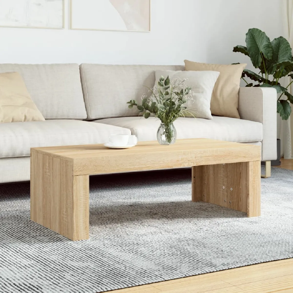 Meilleurs prix pour Maison Chic Table basse 102x50 - Chêne sonoma