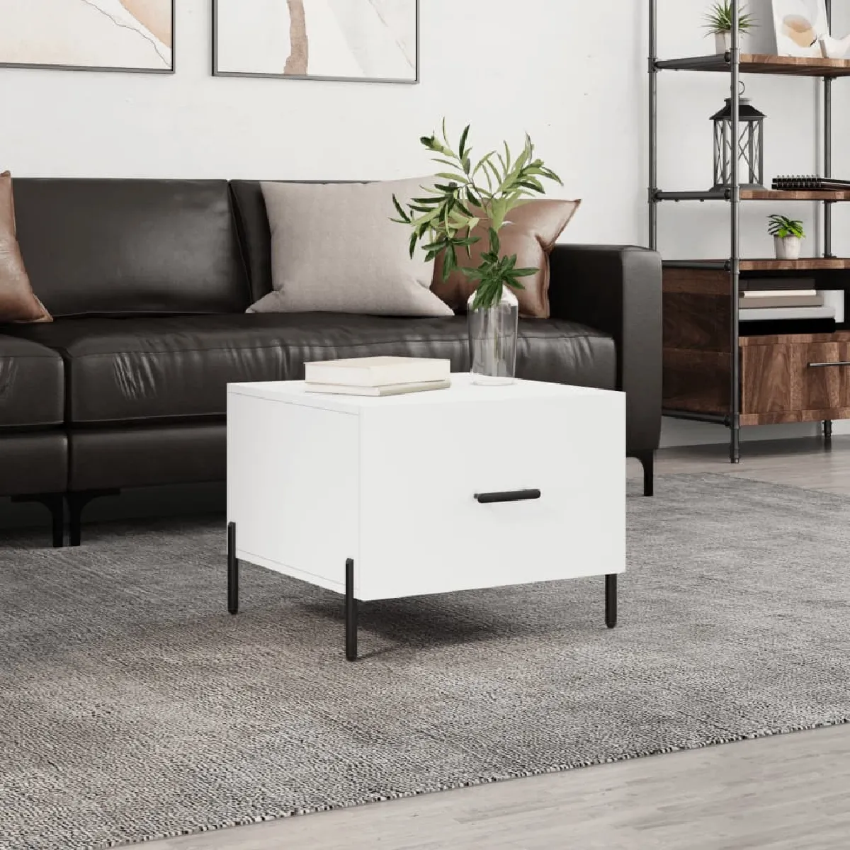 Meilleurs prix pour Maison Chic Table basse - Bois d'ingénierie blanc