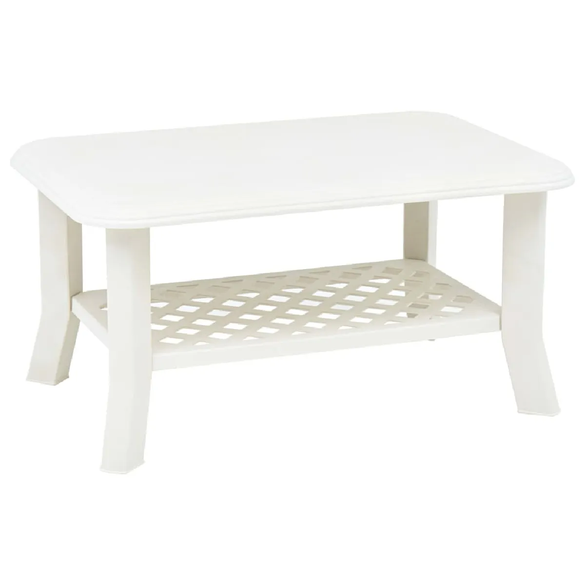 Comparer les prix de Maison Chic Table basse - Plastique Blanc