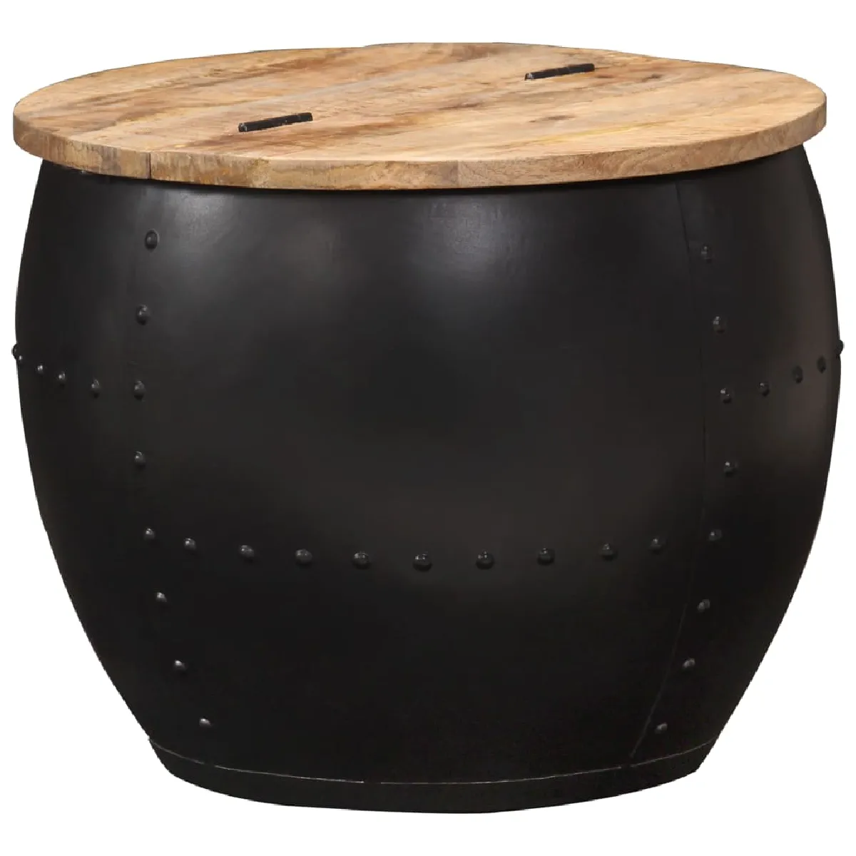 Vidaxl Table Basse Ronde Bois De Manguier