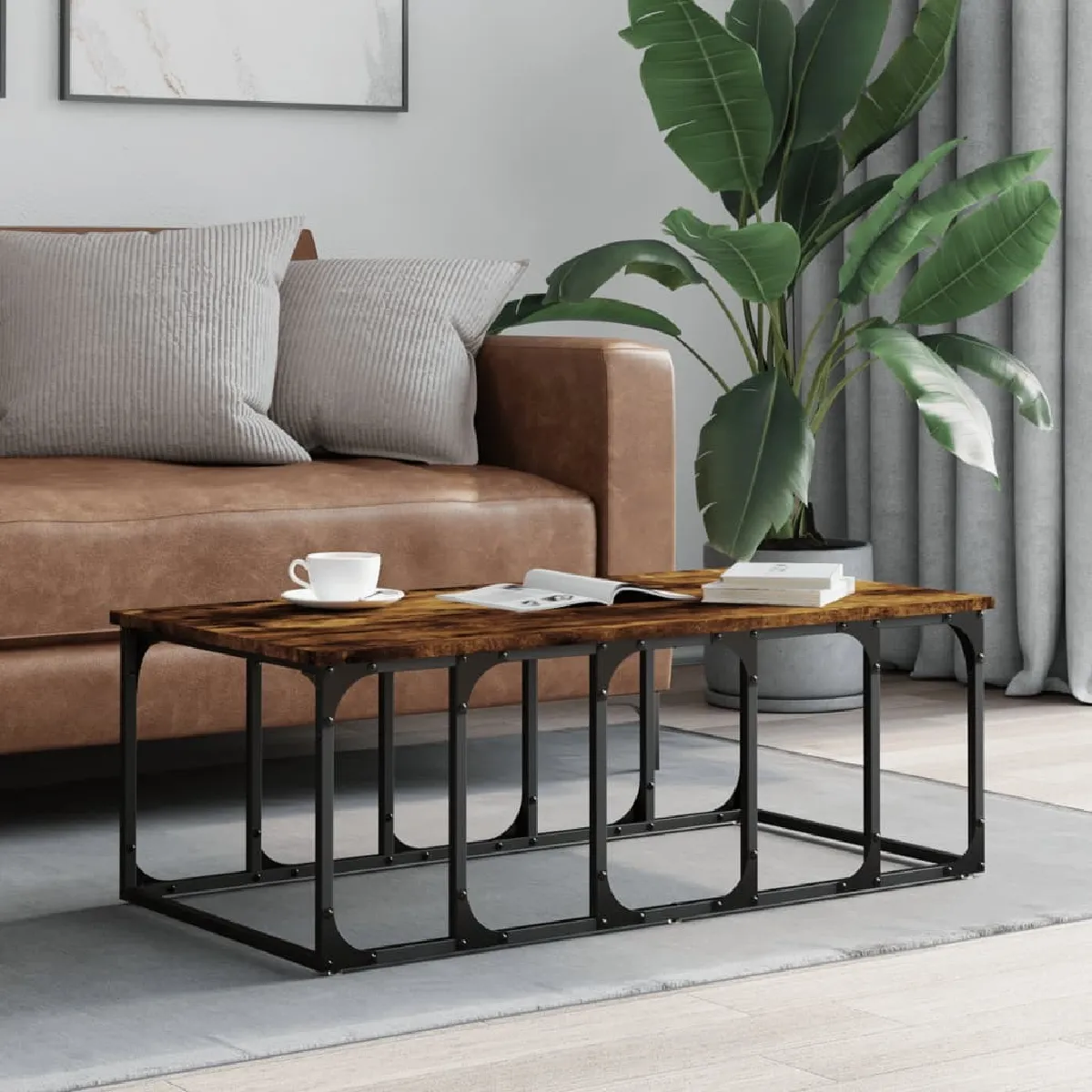 Meilleurs prix pour Maison Chic Table MN57555 - Chêne Fumé