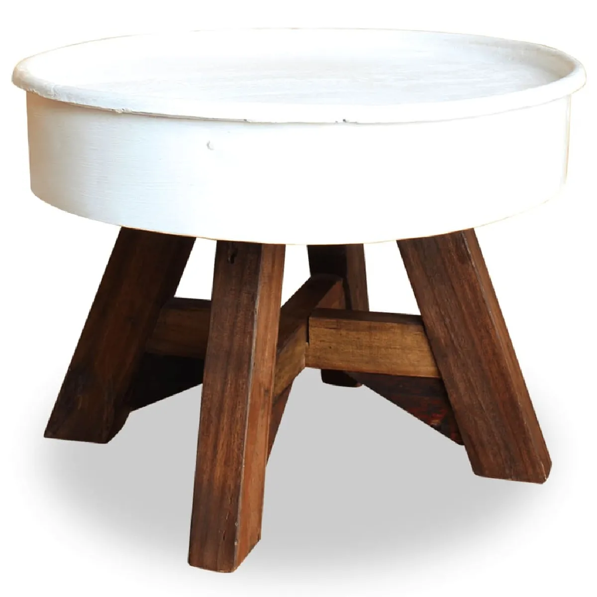 Comparer les prix de Maison Chic Table d'appoint bois massif