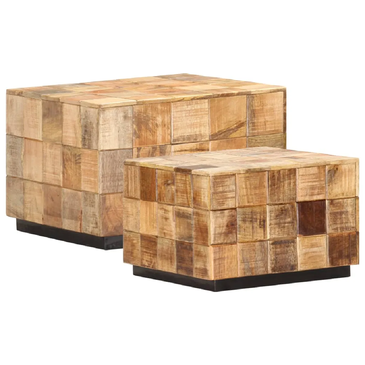 Vidaxl Tables Basses Bois De Manguier