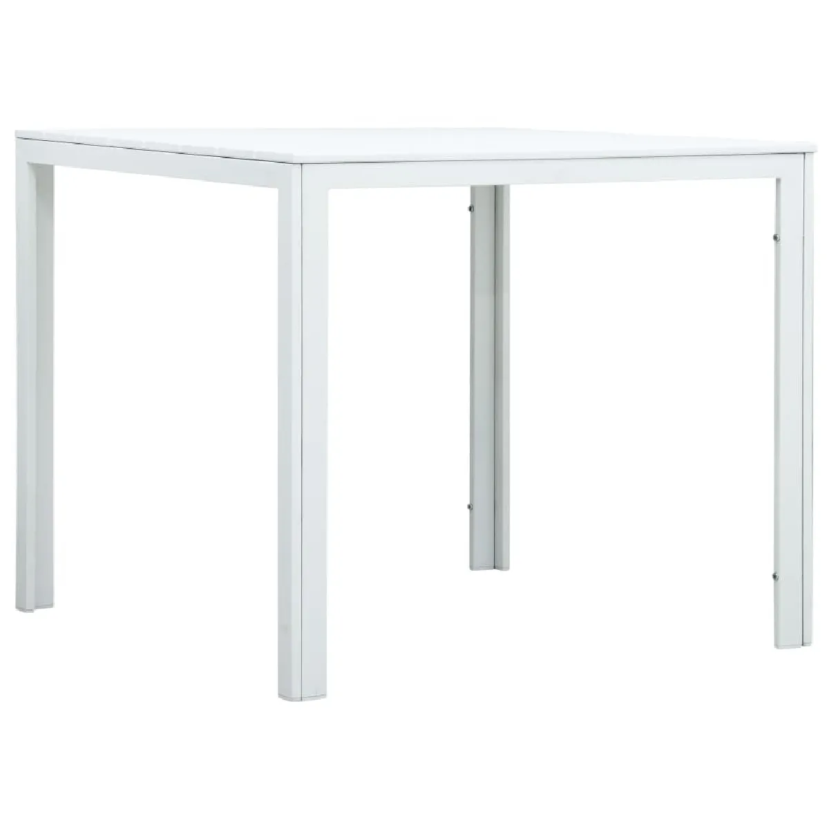 Comparer les prix de Maison Chic Table basse extérieure Blanc 78x78x74 cm