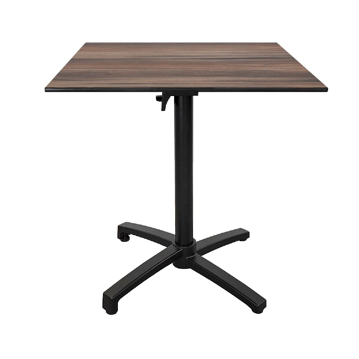 Restootab Table de jardin carrée pliante Bois