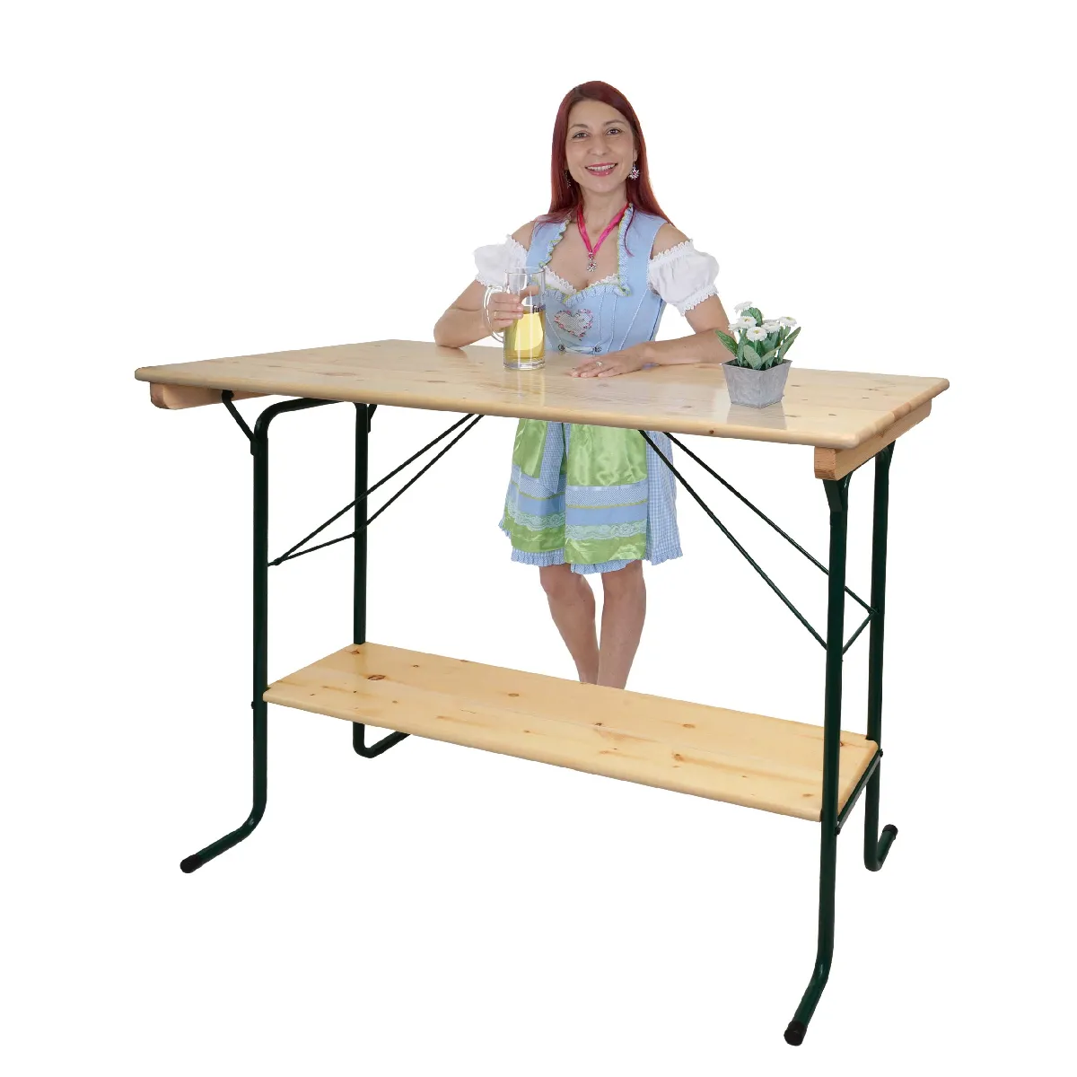 Mendler Marron Table De Jardin Rectangulaire