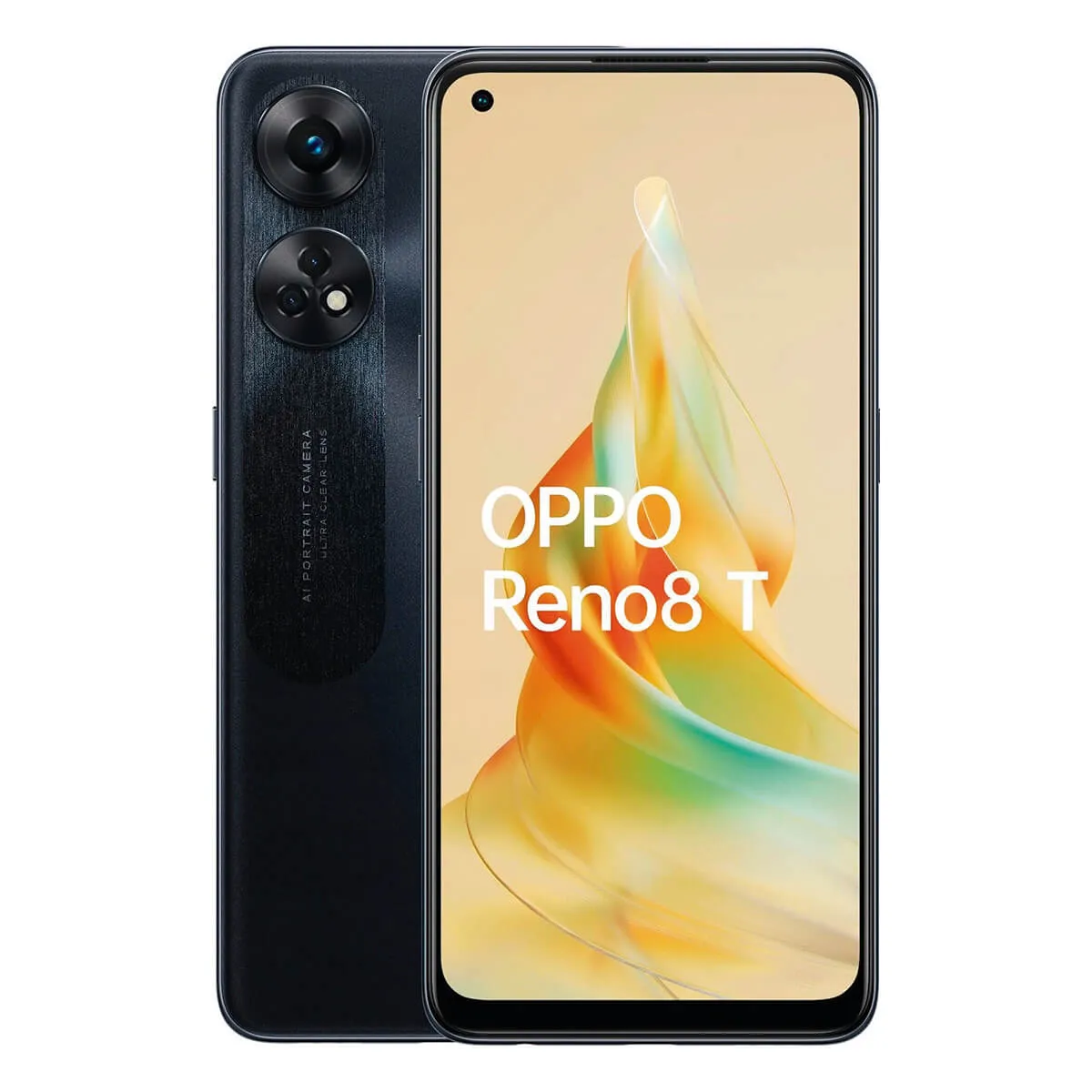 OPPO  Reno8 T 8/128GB Negro Libre + Cable USB 3.1 Type-C