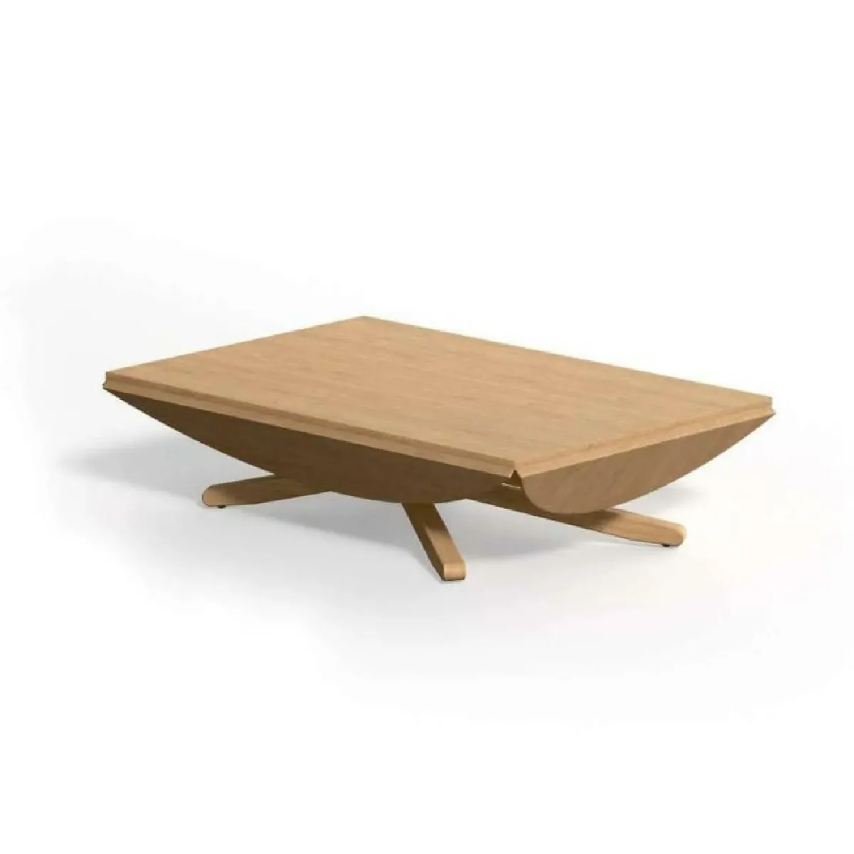 Comparer les prix de Inside 75 Table Basse Transformable Ellis - Chêne