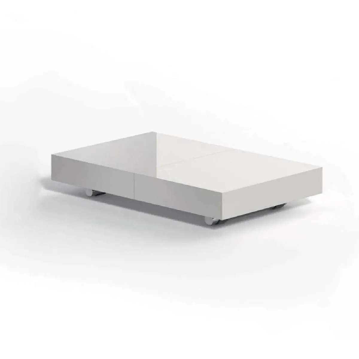 Comparer les prix de Inside 75 Table basse convertible BOX - Verre/Chrome