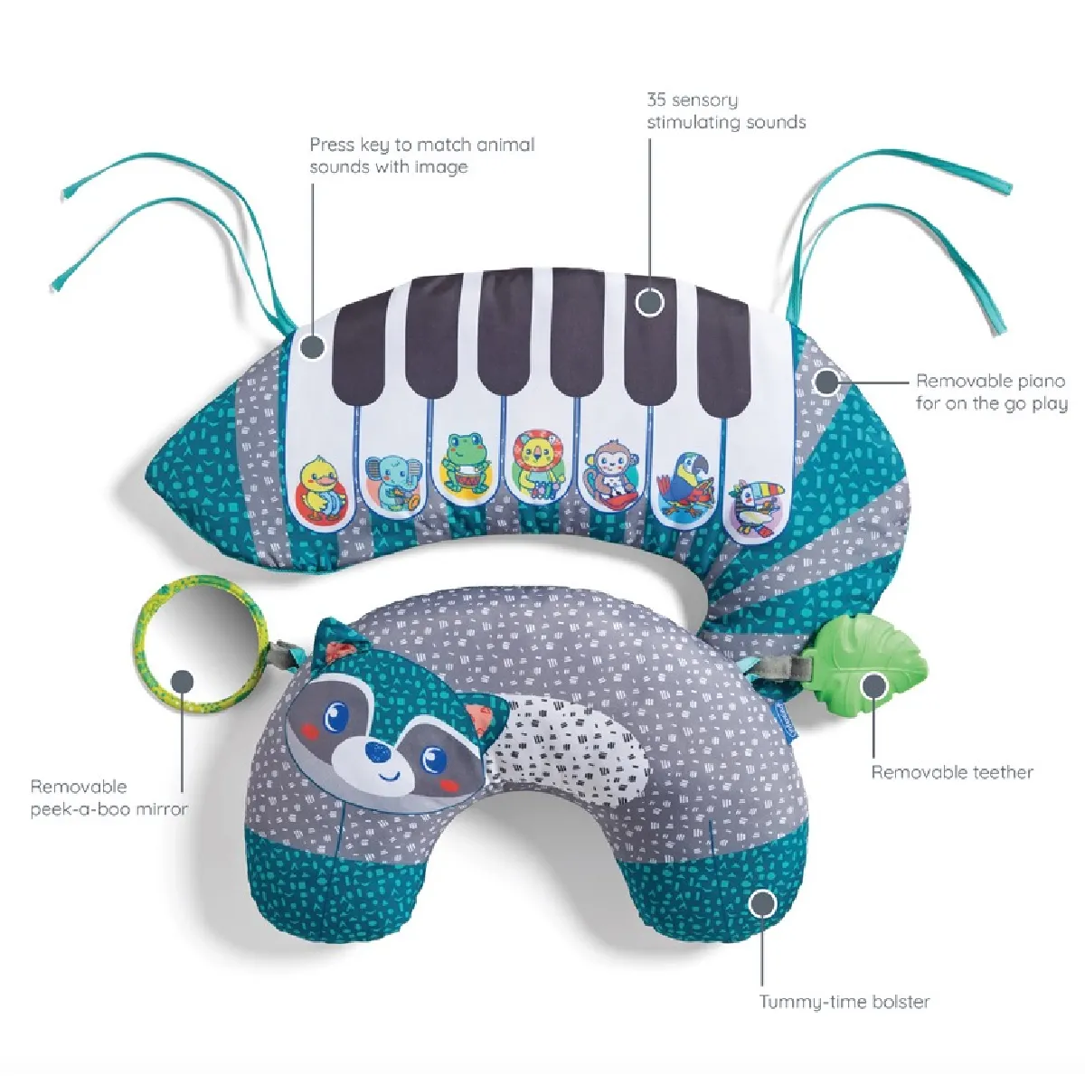 Infantino Piano Et Coussin 3 En 1 Bébé