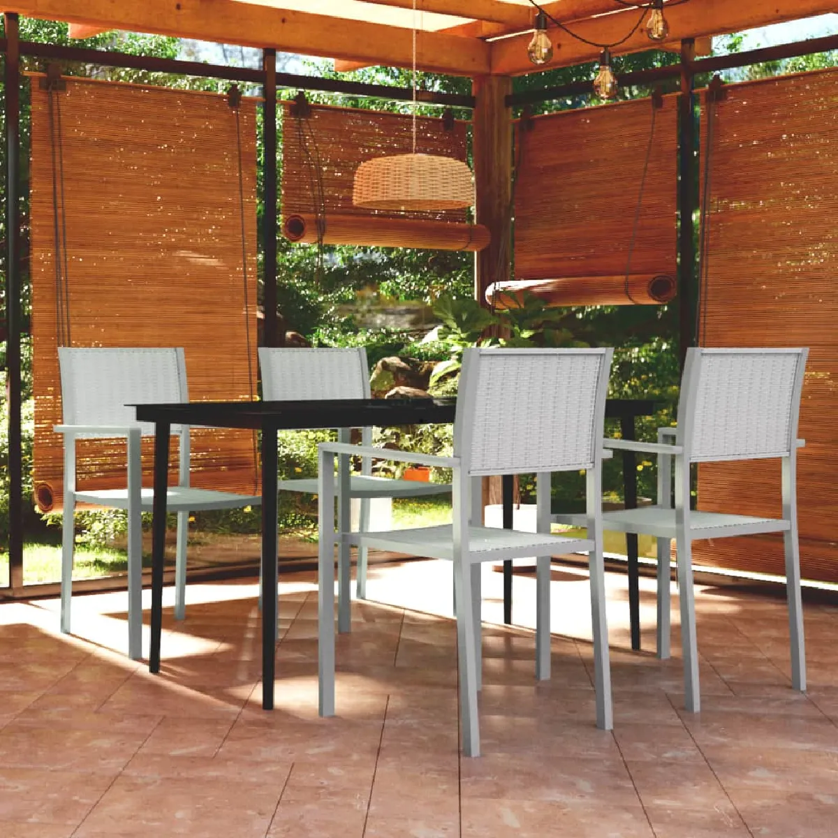 vidaXL Ensemble Salle à Manger Jardin 5 pcs - vue 3