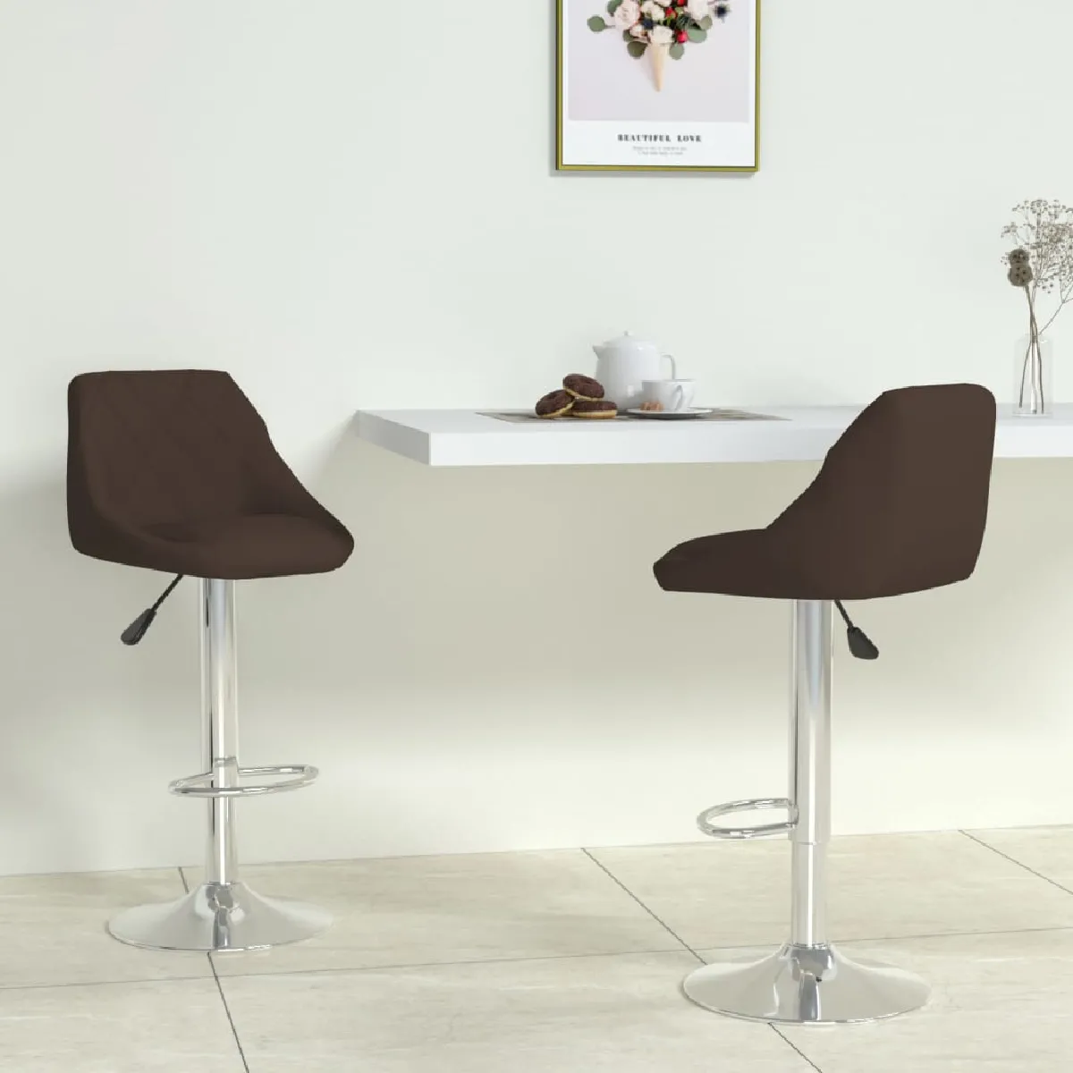 vidaXL Tabourets de bar - vue 4