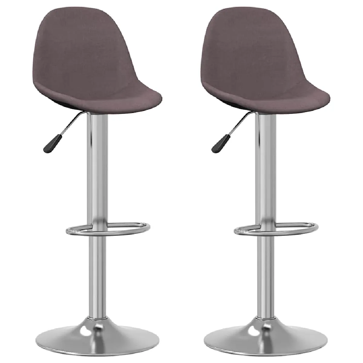 Vidaxl Tabourets De Bar - Taupe