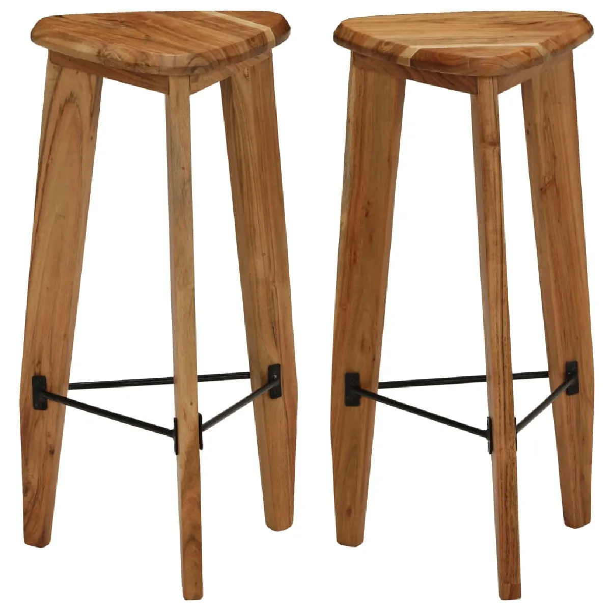 VIDAXL Tabourets de bar Bois d'acacia