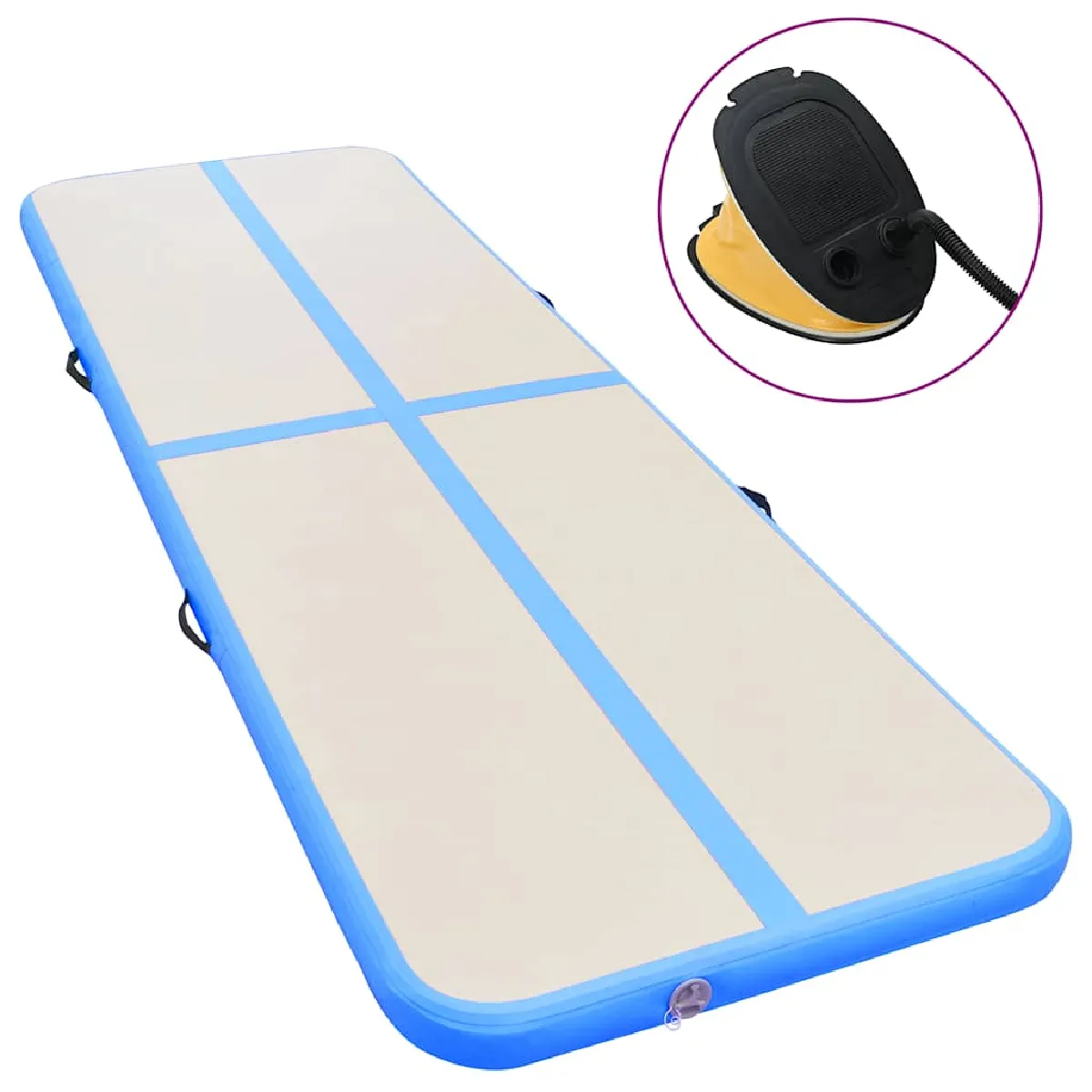 VIDAXL  Gymnastique PVC - Bleu