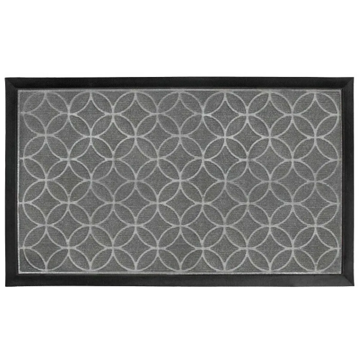 GENERIQUE - Tapis d'Entrée - Rectangle - 45x75cm - Gris - Image 3