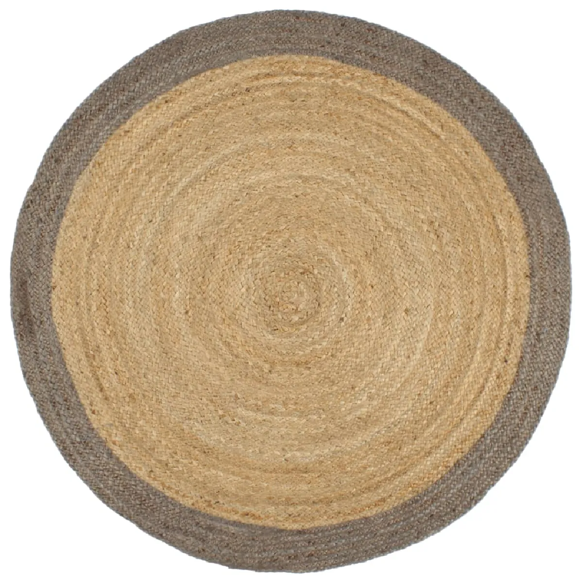Vidaxl Marron/Gris Tapis Jute - Et