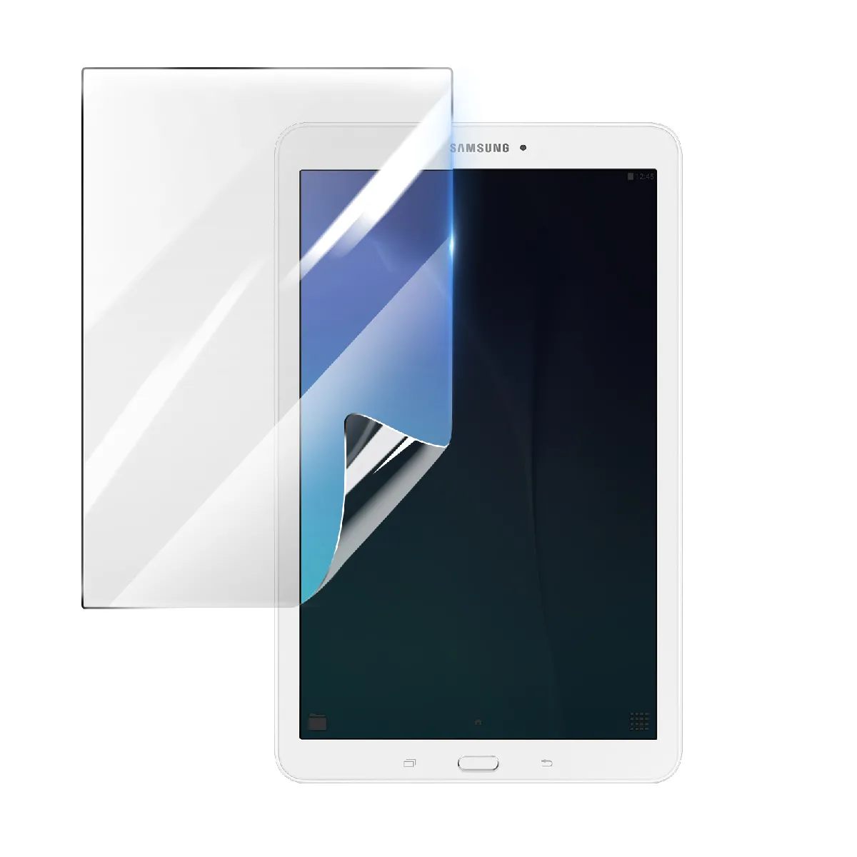 Non Communiqué Transparent Protection Écran Pour Samsung Galaxy Tab E 9.6 En Hydrogel Antichoc 3Mk - Image 3